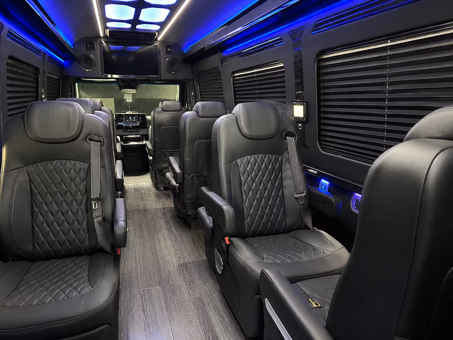 20 passenger sprinter van interior