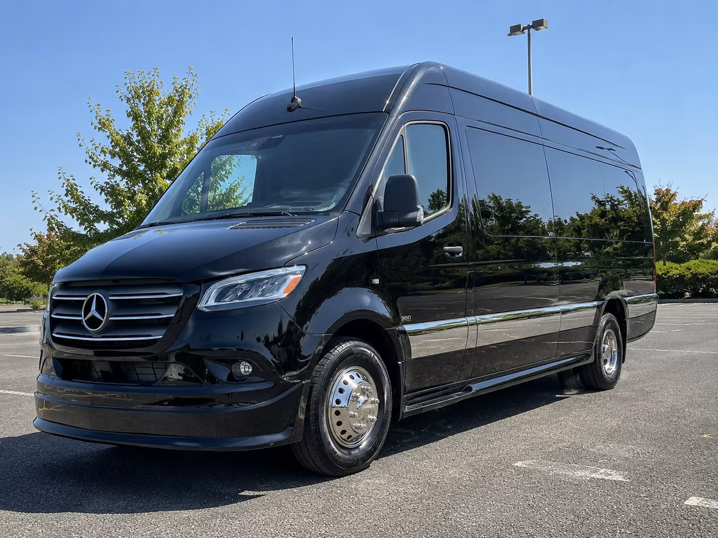 ceremony to reception sprinter van transfers and multi venue wedding day transportation in tempe