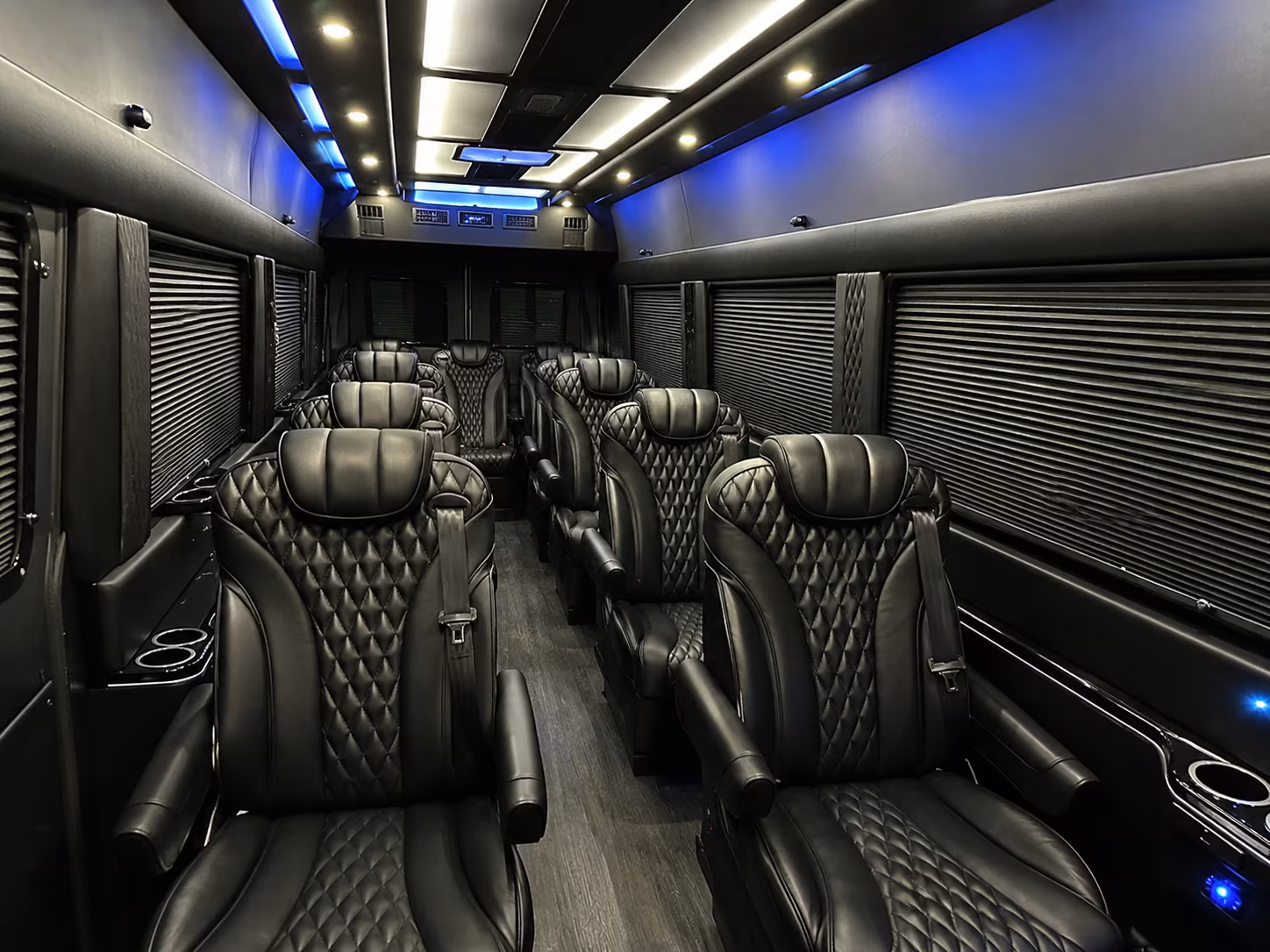 tempe 8 passenger sprinter van inside